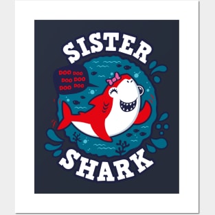 Sister Shark (trace) Posters and Art